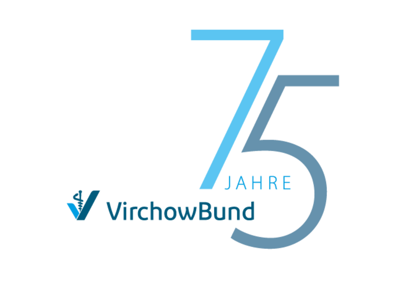 Logo 75 Jahre Virchowbund