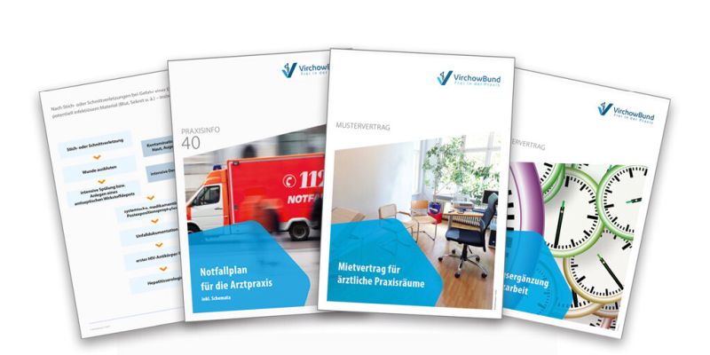 Vorschauansicht mehrerer Praxisinfos